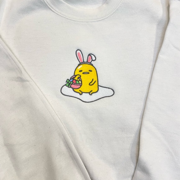 Lazy Easter Egg Embroidered Sweatshirt - Picture 3 of 4